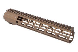 Aero Precision R One Mlok handguard with burnt bronze Cerakote finish